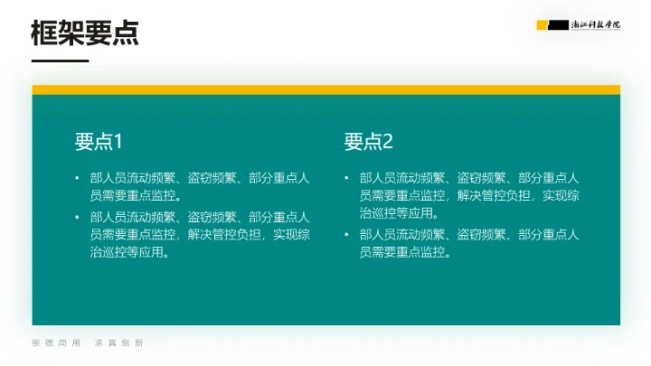 浙江科技学院专属课题学术汇报毕业答辩通用PPT模板