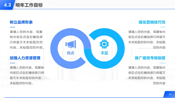 建筑背景的年终工作总结报告汇报通用PPT模板