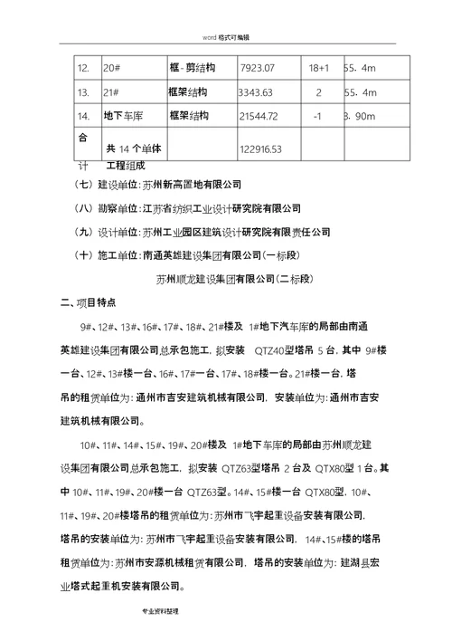 建筑起重机械安拆监理实施细则1