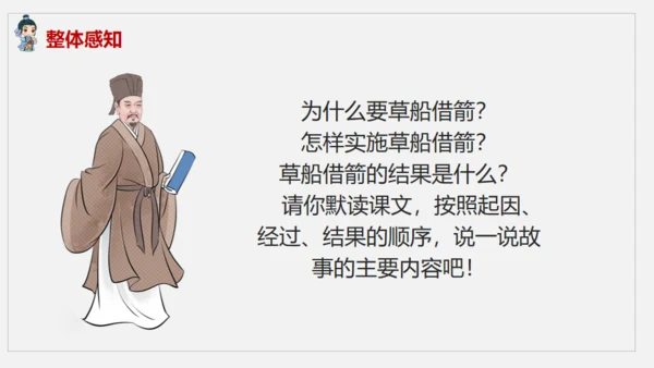 《草船借箭》中学语文课件通用PPT模板