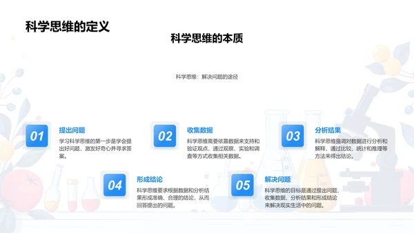 科学之力与魅力PPT模板