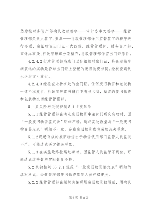 废旧物资处置报告.docx