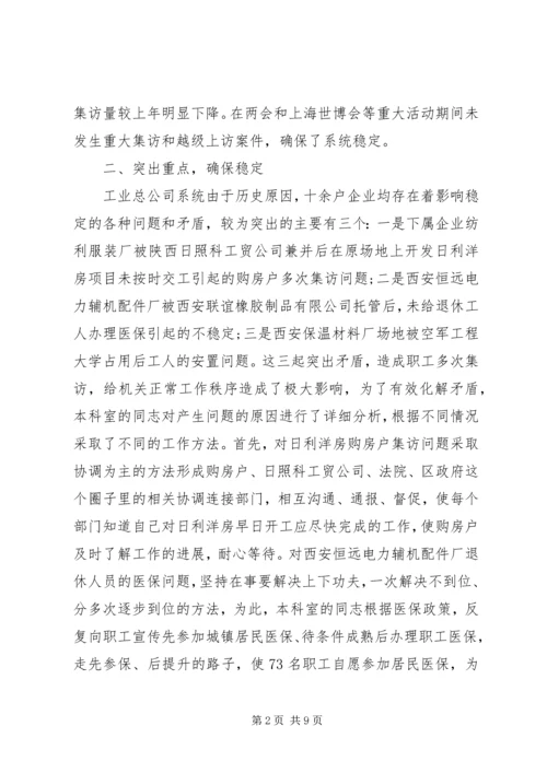 企业信访工作总结汇报.docx