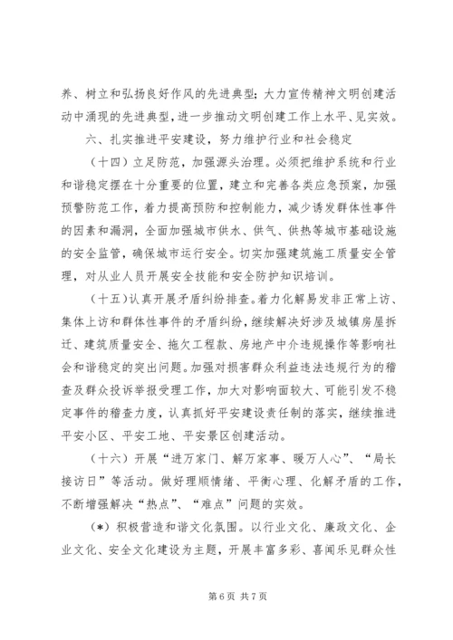 建设厅党组精神文明建设工作意见.docx