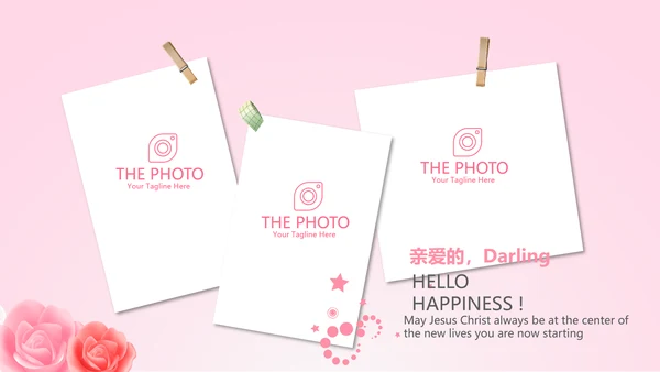 粉色唯美背景三八妇女节动态PPT