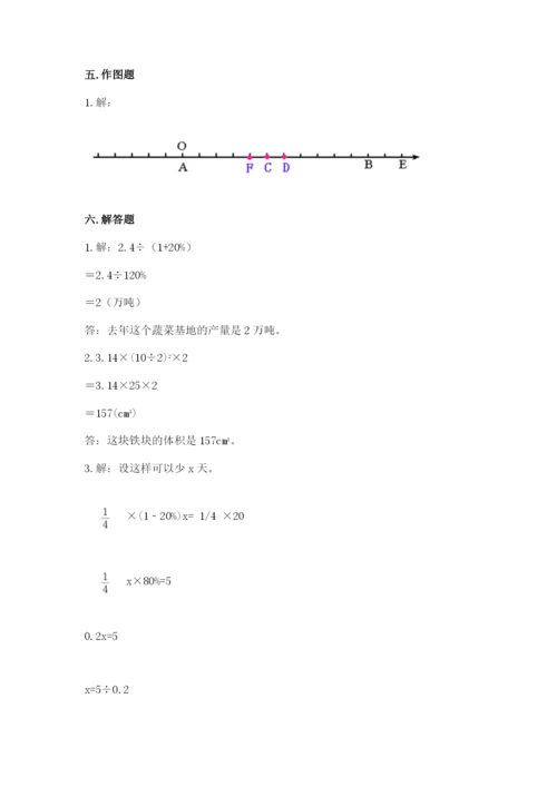 小升初六年级期末测试卷（综合卷）.docx