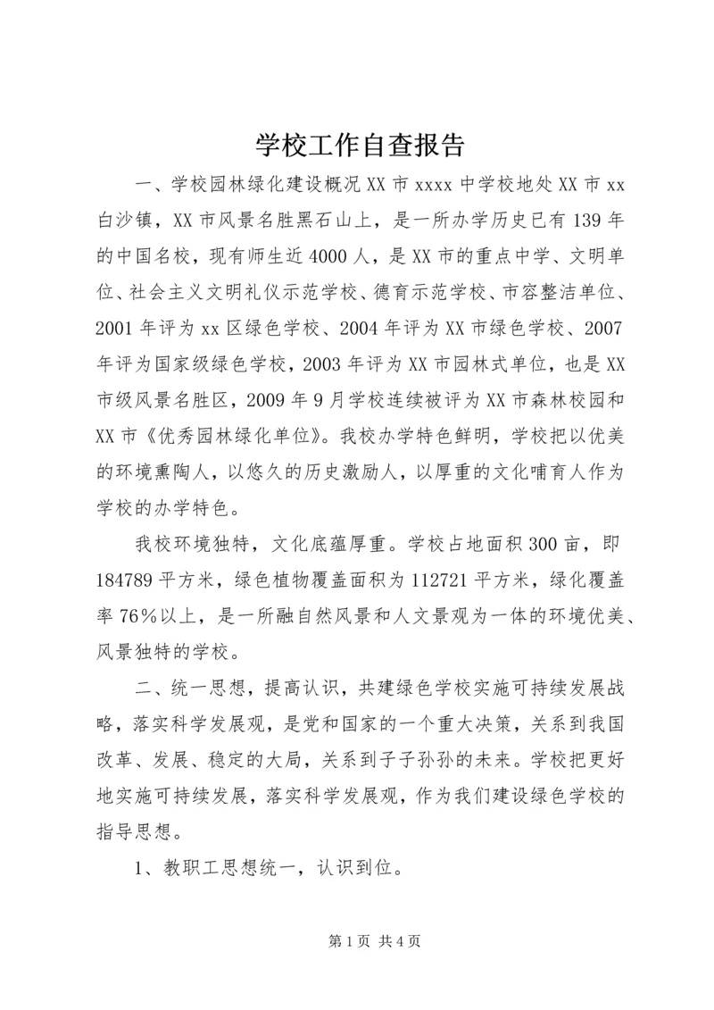 学校工作自查报告 (2).docx