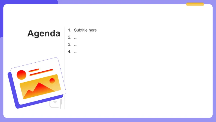 蓝色简约风演示PPT主题