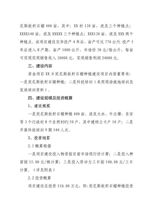 火龙果实施专题方案.docx