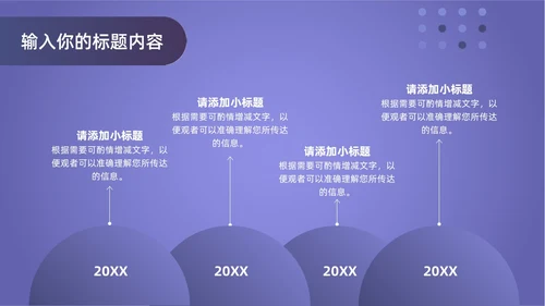 紫色简约通用工作汇报总结年度汇报PPT模板