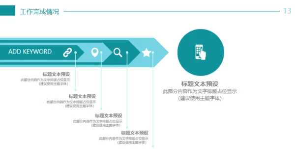 蓝色简约商务述职报告通用PPT模版
