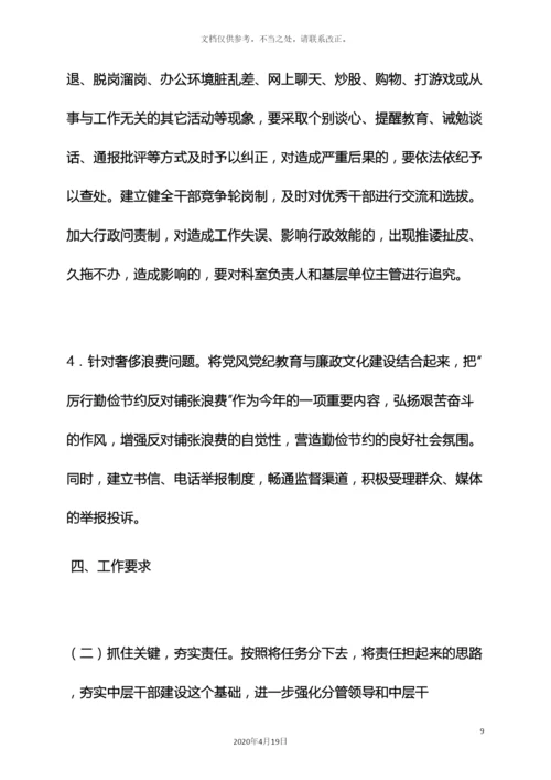 风作文之四风整改方案和措施.docx