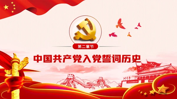 七一建党节重温铮铮誓言不忘入党初心PPT党课