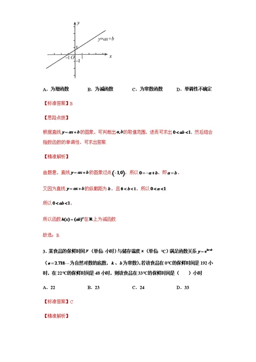 【期末宝典】专题5：指数函数重难点专练（解析版）-2022年人教A版数学高一必修一期末重难点综合复习