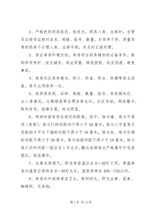 五连计划生育药具管理制度.docx