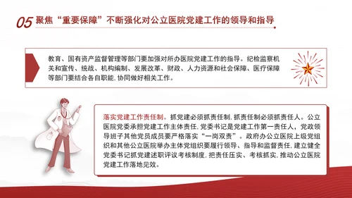 推动公立医院党建工作高质量发展PPT课件