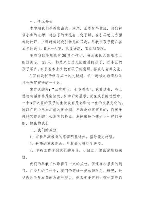 幼儿园小班家长工作总结精选.docx