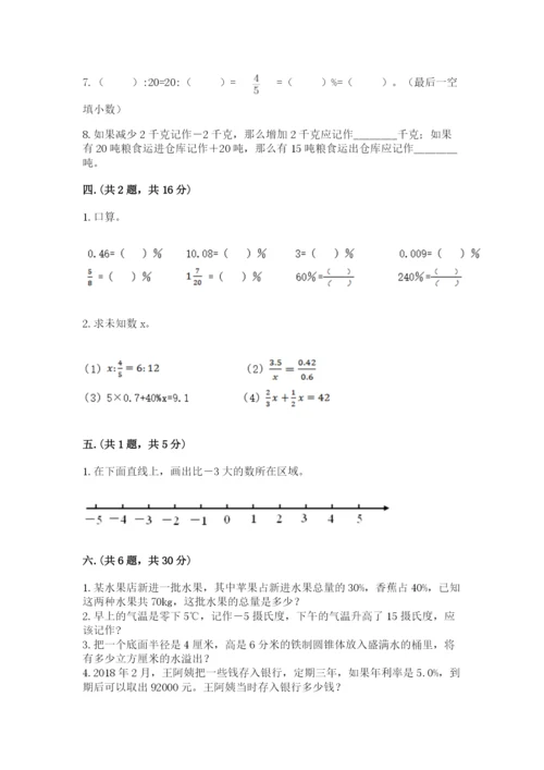 小学毕业班数学检测卷及完整答案【夺冠系列】.docx