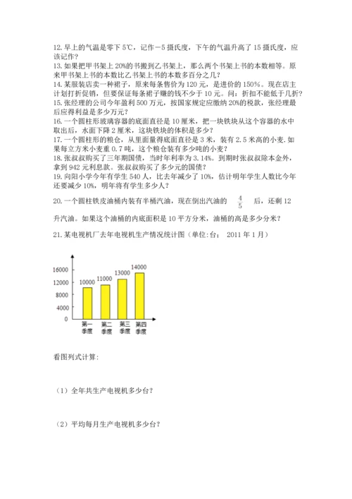 小升初数学应用题50道（易错题）.docx