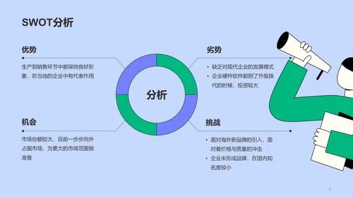 紫色插画简约扁平营销合作推广方案PPT