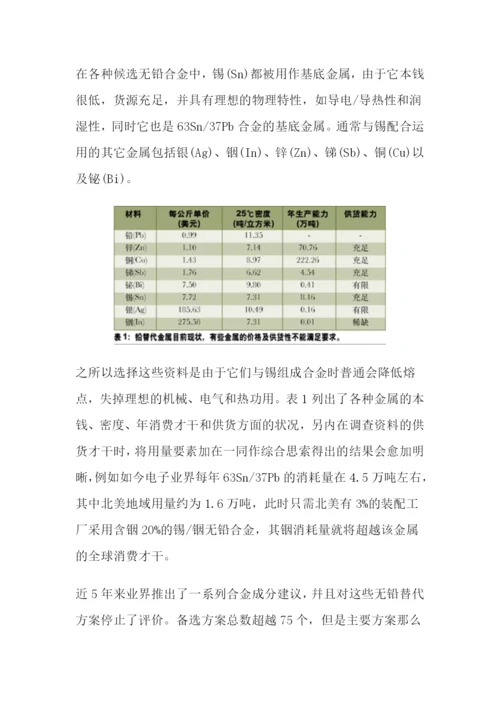 线路板装配中的无铅工艺应用原则.docx