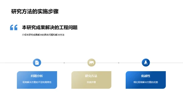 研究成果：工程问题解决新思维