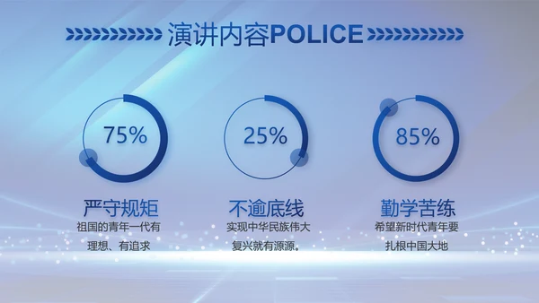 扫黑除恶弘扬正气公安警察动态PPT