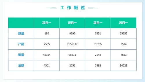 实景商务简约月度工作总结PPT模板