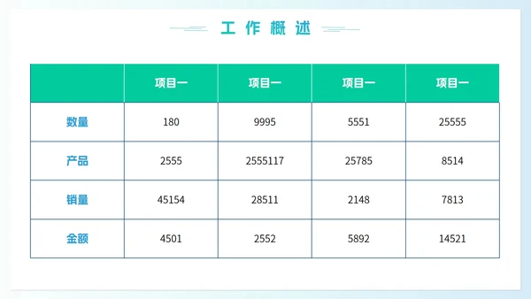 实景商务简约月度工作总结PPT模板