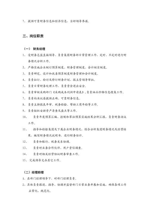 公司财务部内部管理及工作流程规范模板.docx