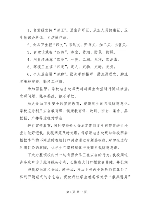 学校后勤管理汇报材料 (3).docx