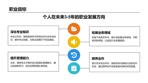 橙色插画风通用行业竞聘述职汇报PPT模板