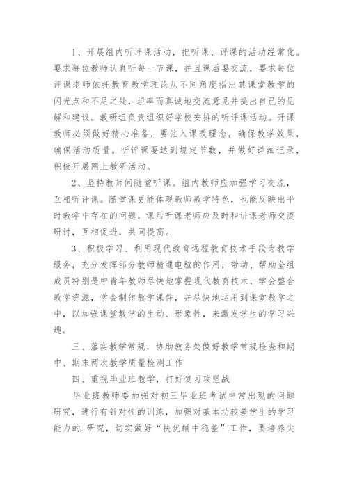 中学政史地教研组工作计划.docx