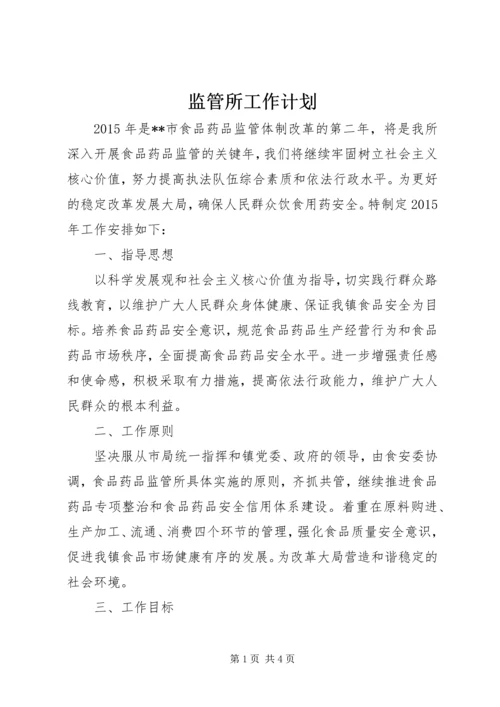 监管所工作计划 (3).docx