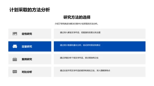 博士文学研究报告PPT模板