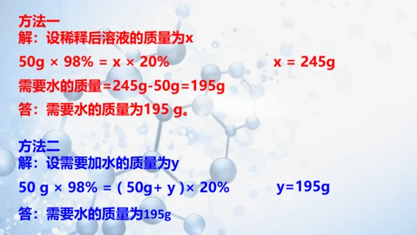 课题3 溶液的浓度-(共36张PPT)2023-2024学年九年级化学下册同步优质课件（人教版）