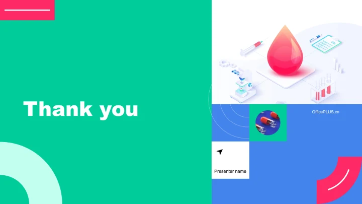 绿色微立体智慧医疗通用PPT主题