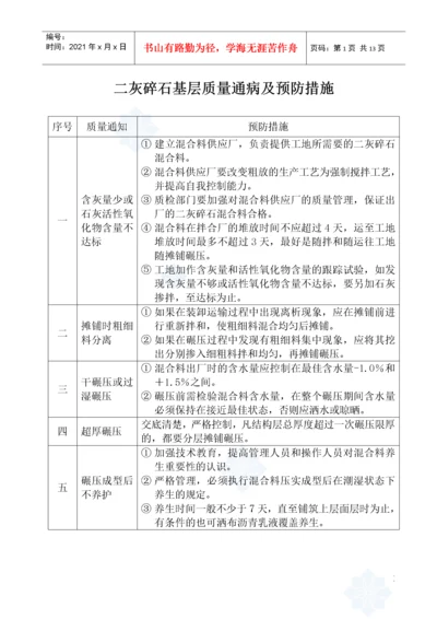 市政道路工程质量通病及防治.docx