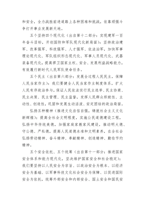 【党课讲稿】学习贯彻党的二十大精神宣讲提纲---要点式.docx