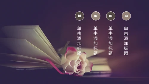 清新读书阅读书香文化教育培训PPT模板