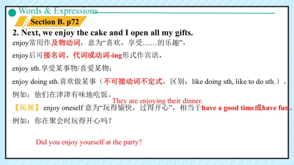 Unit 7 单元复习教学课件（新人教七上Unit7 Happy birthday.）