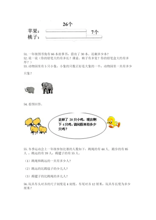 小学二年级上册数学应用题100道（有一套）word版.docx
