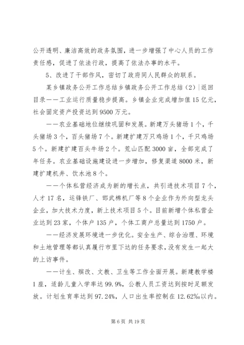 乡镇政务公开工作总结3篇.docx