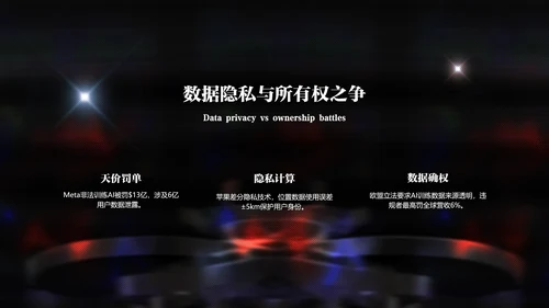黑色渐变简约人工智能讲解PPT模板