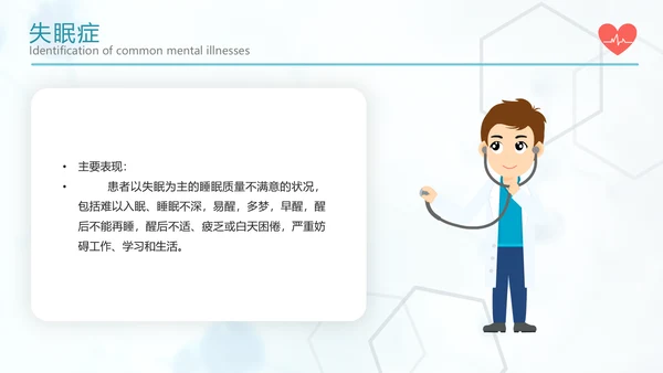 关注心理健康常见心理疾病识别PPT课件