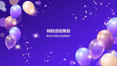 紫色渐变风618购物节营销策划PPT模板