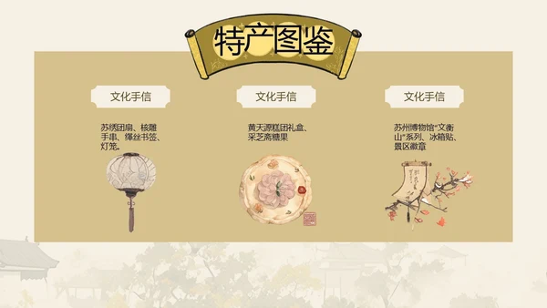苏州旅游攻略介绍PPT模板