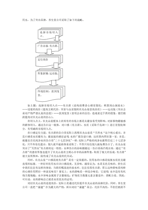 农夫山泉案例全文