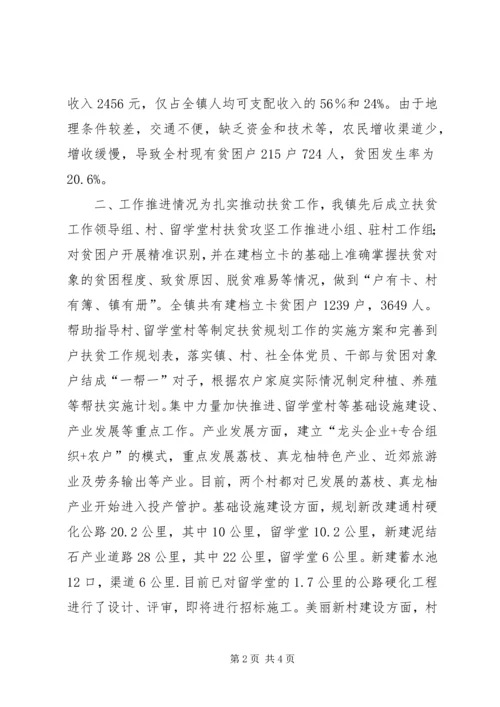 乡镇精准扶贫工作情况报告.docx