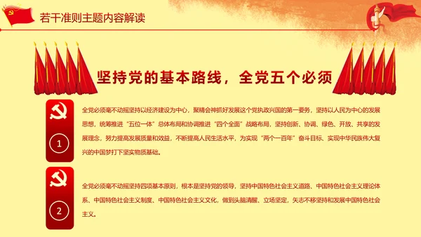 关于新形势下党内政治生活准则PPT